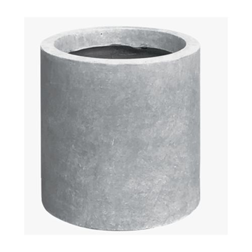 Bloempot basic cilinder cement dia.25x25 cm