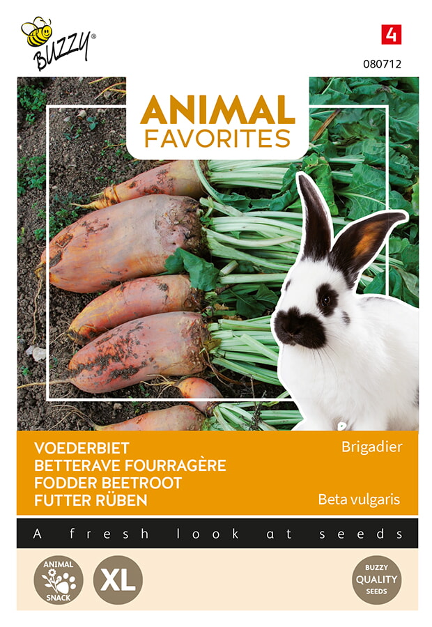 Animal favorites voederbieten brigadier - konijnen klein vee tuinzaden - Tuinplus