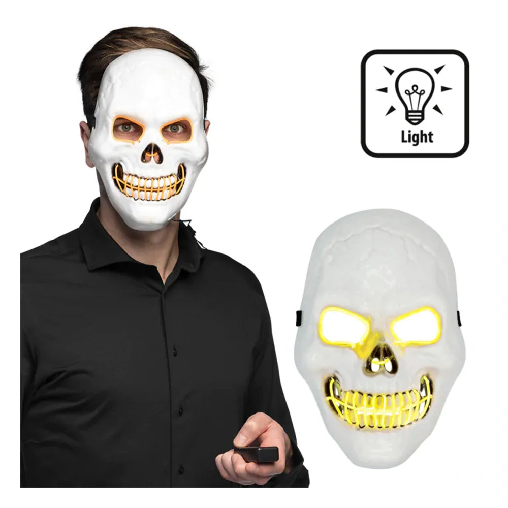 Boland - Led-masker Killer skull - Volwassenen - Skelet