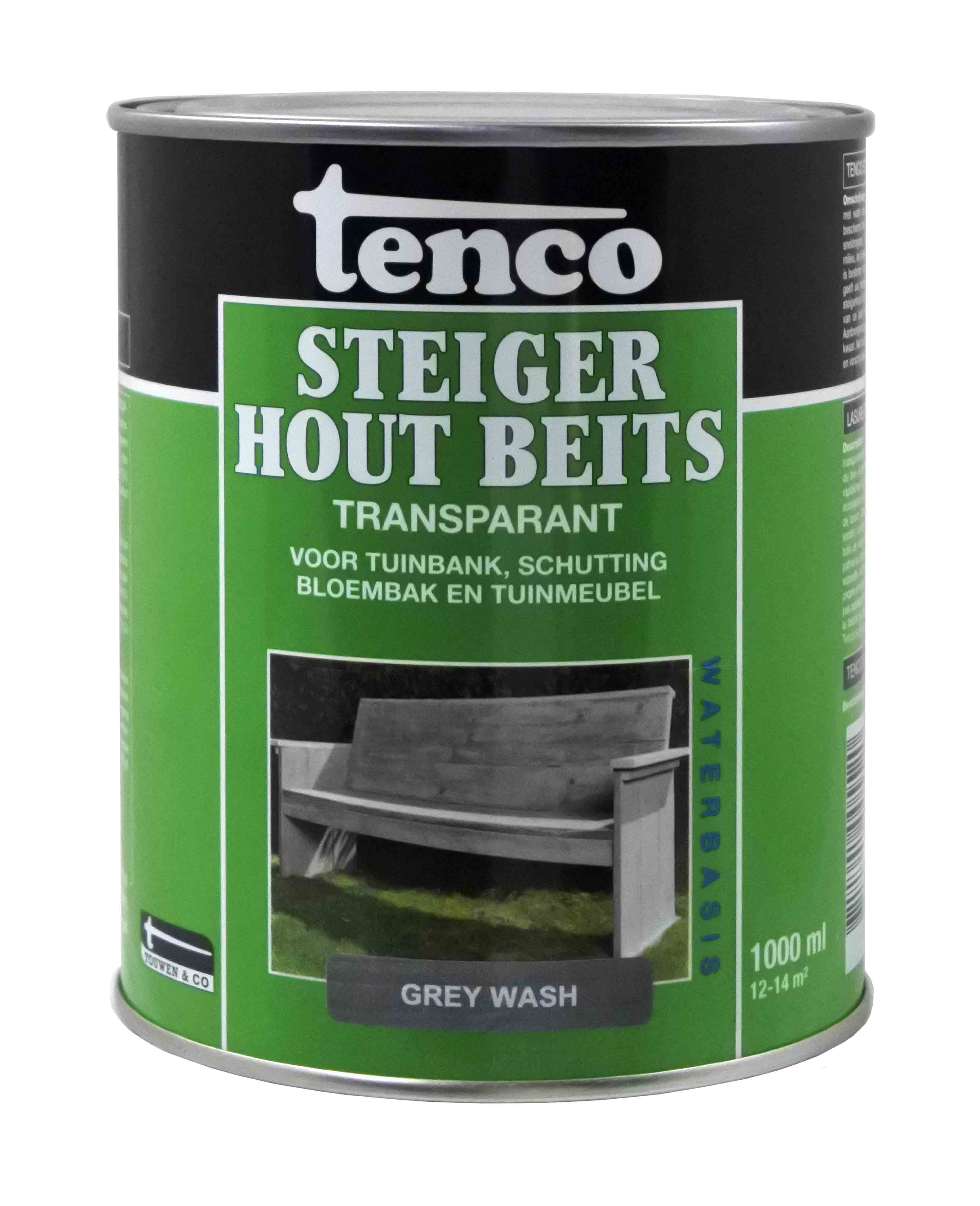 Steigerhoutbeits grey wash 1l verf beits tenco