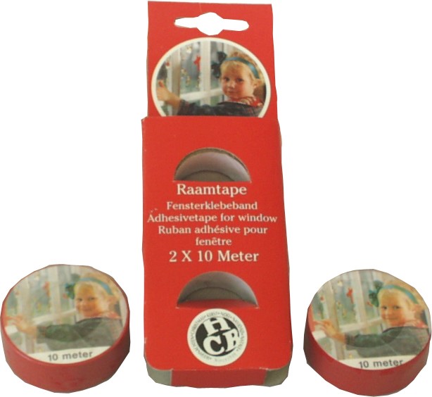 BLISTER A 2 ROL RAAMTAPE ROOD 18MMX10MTR Anna's Collection