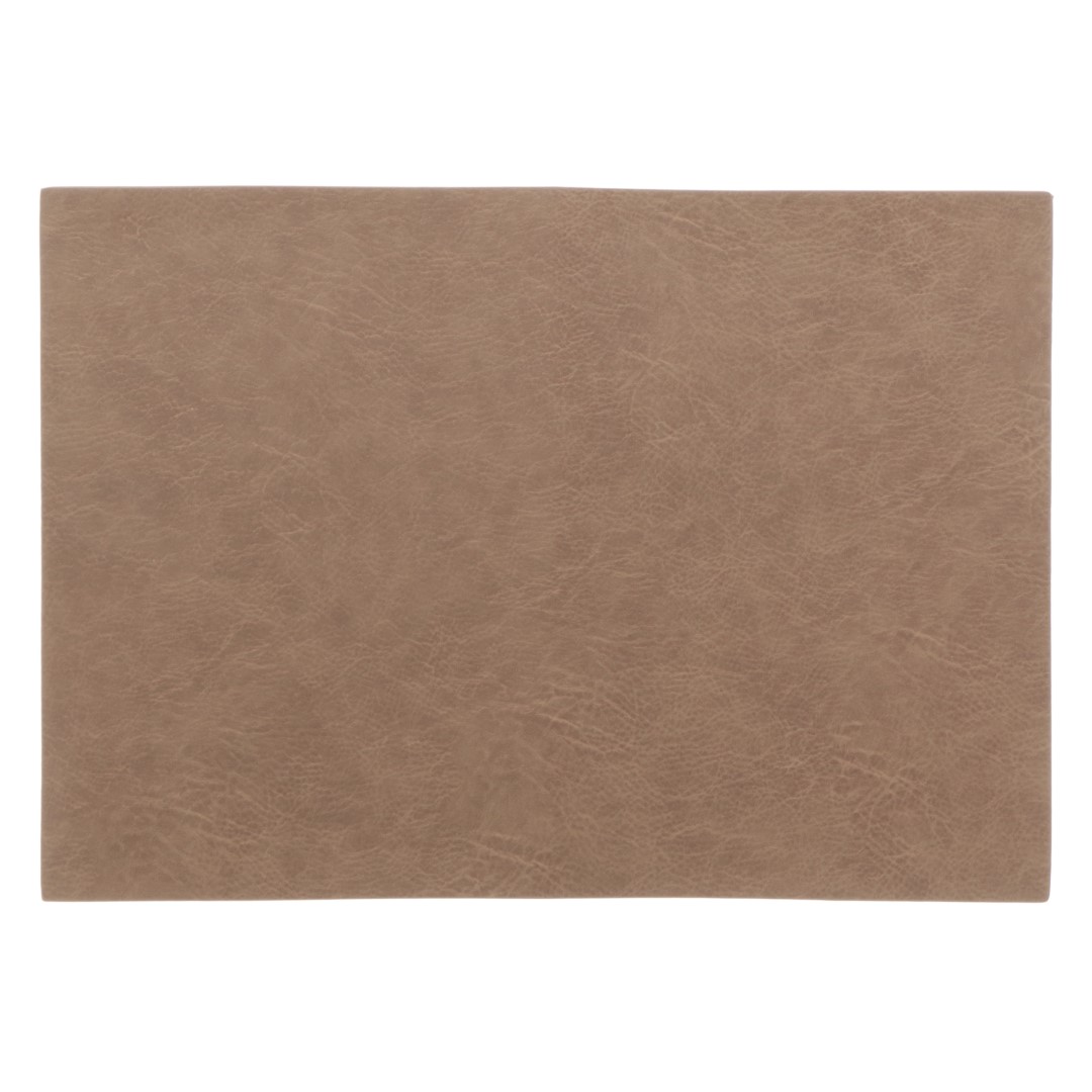 Unique Living | Placemat Ava | Rechthoekig | Polyester | Taupe | 30x43cm