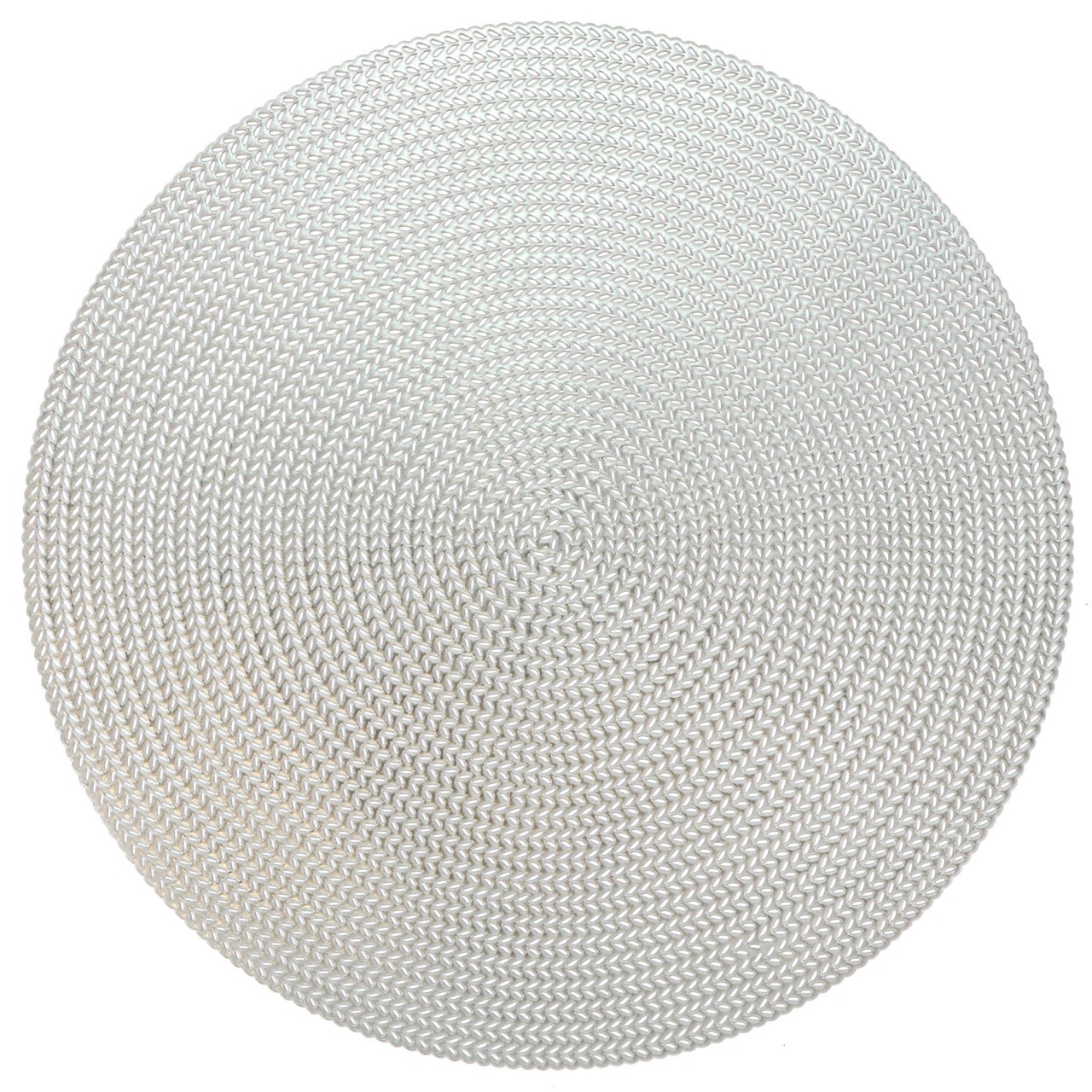 Placemat Thora Rond 38cm Zilver