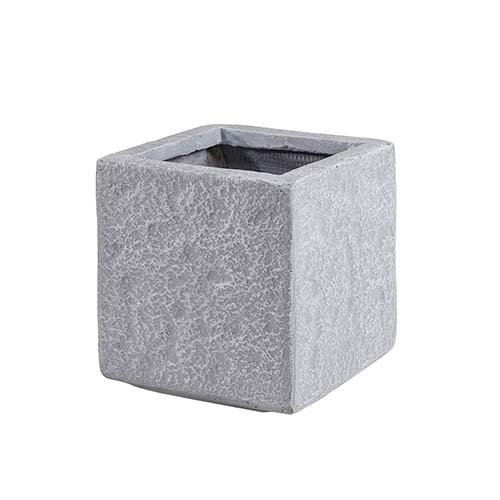 Bloempot reykjavik vierkant cement 50x50 cm