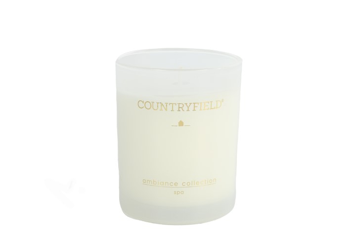 (N) Spa Geurkaars ro S wit Countryfield