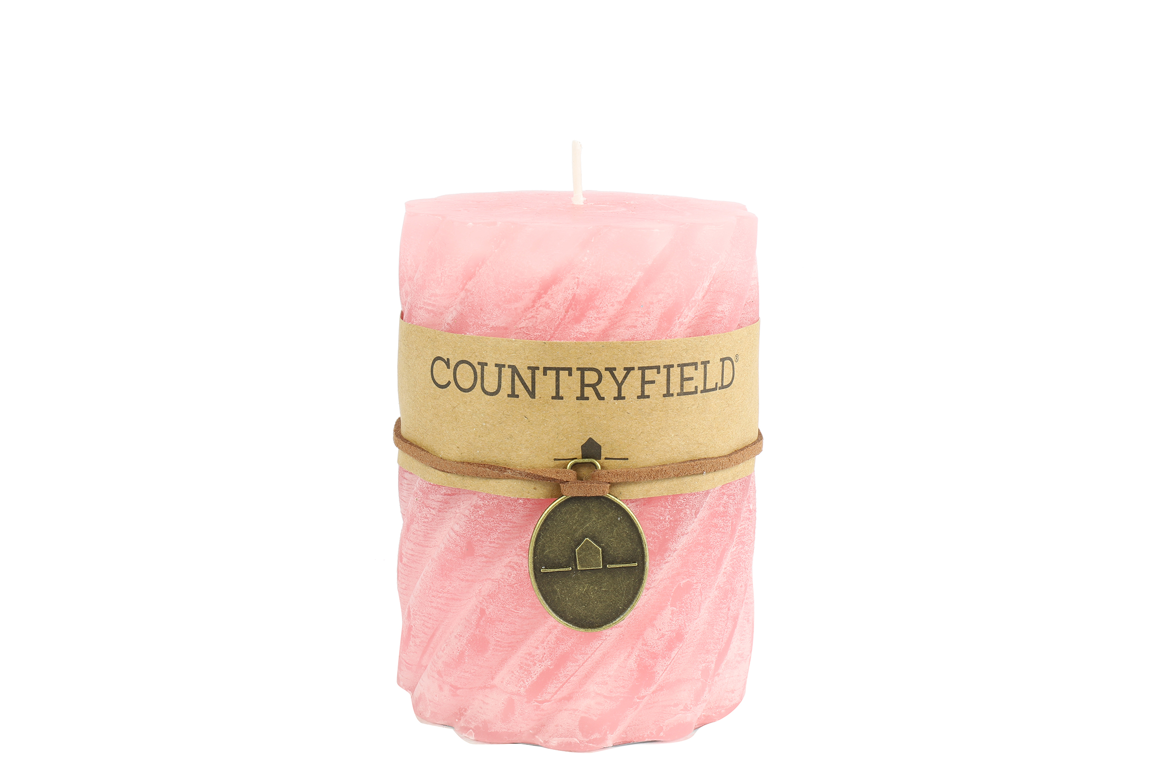 Countryfield Stompkaars met ribbel Roze Ø7 cm | Hoogte 10 cm