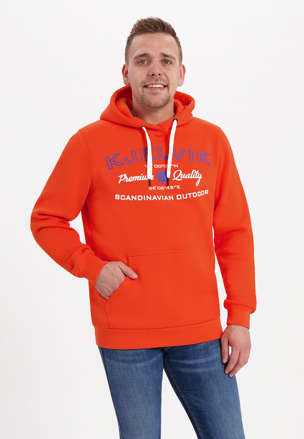 Heren hoodie Goya Orange 4XL - Kjelvik