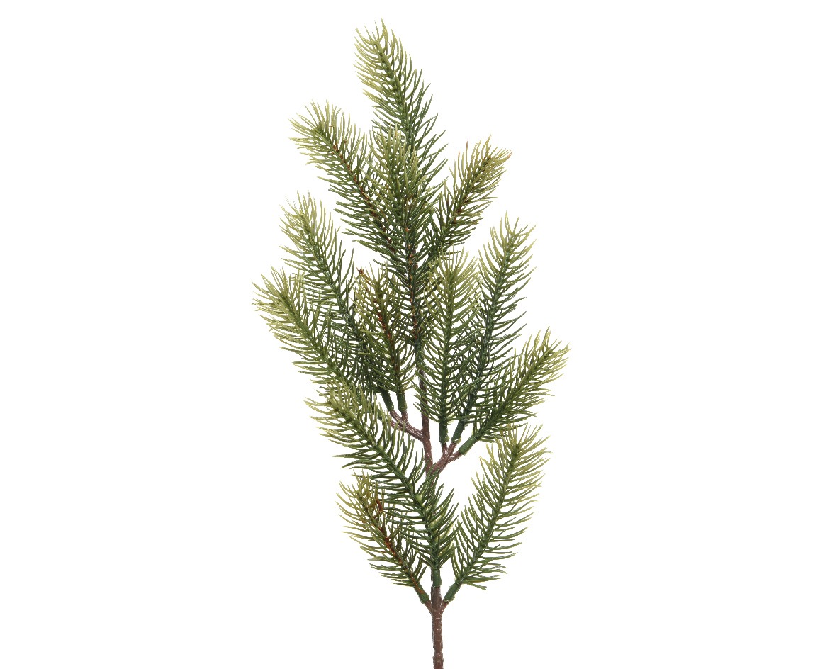 Kerststeker kersttak PE l5b11h52 cm groen - Everlands