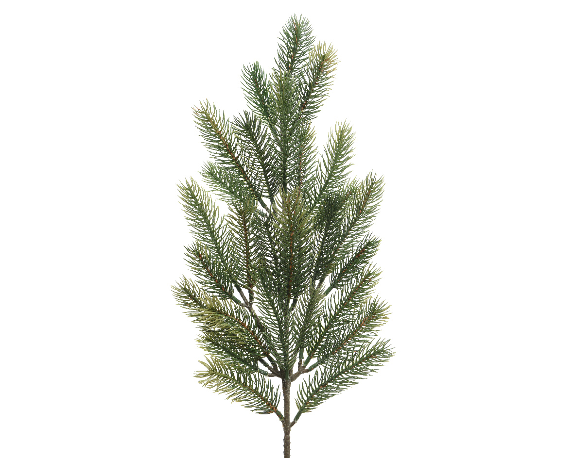 Kerststeker kersttak PE l6b12h66 cm groen - Everlands