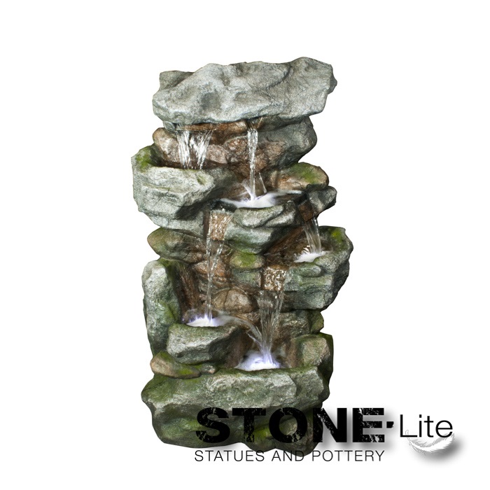 Fontein delaware l49b42h100 cm Stone-Lite