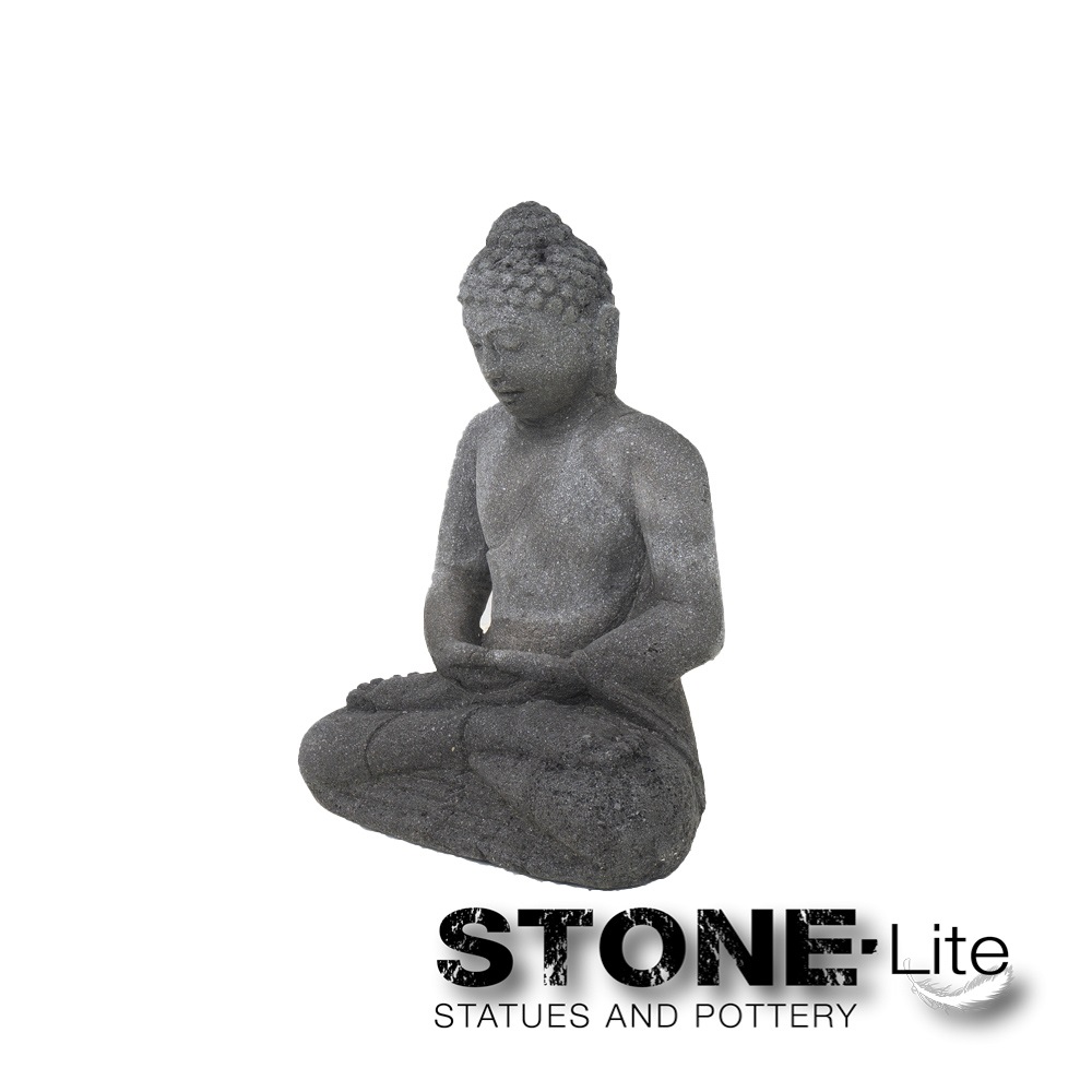 Boeddha gehakt lavasteen h40 cm Stone-Lite