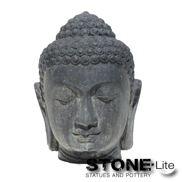 Fontein boeddha hoofd h50 cm Stone-Lite
