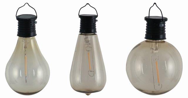 Solar Plastic retro bulb 3x model, 24x PDQ