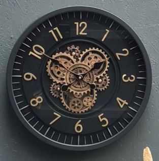 Clock Gear dia. 46 cm zwart - Goods