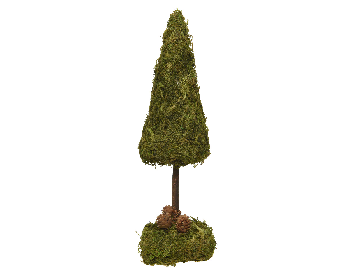 Moss mini boom l9b9h28cm groen - Everlands