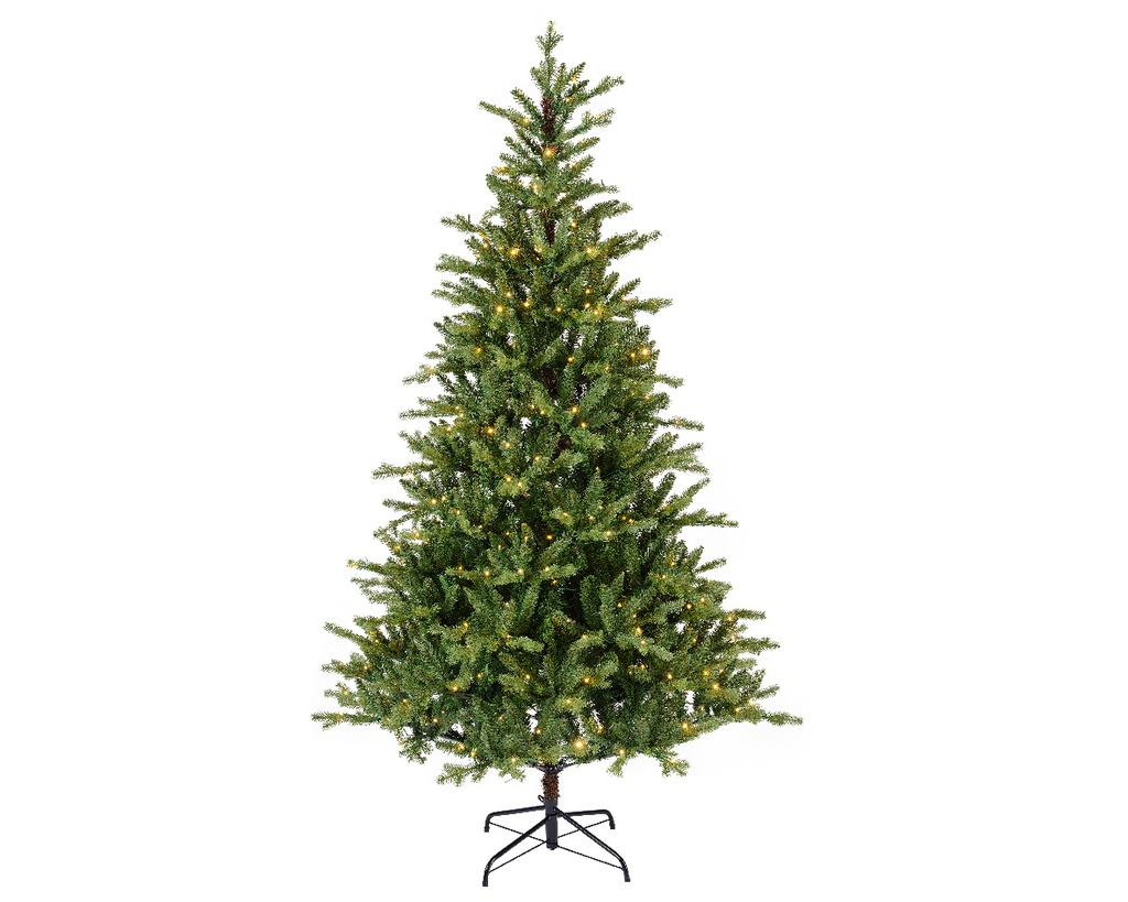 Kunstkerstboom Allison Pine groen 210 cm met 430 LED indoor - Everlands