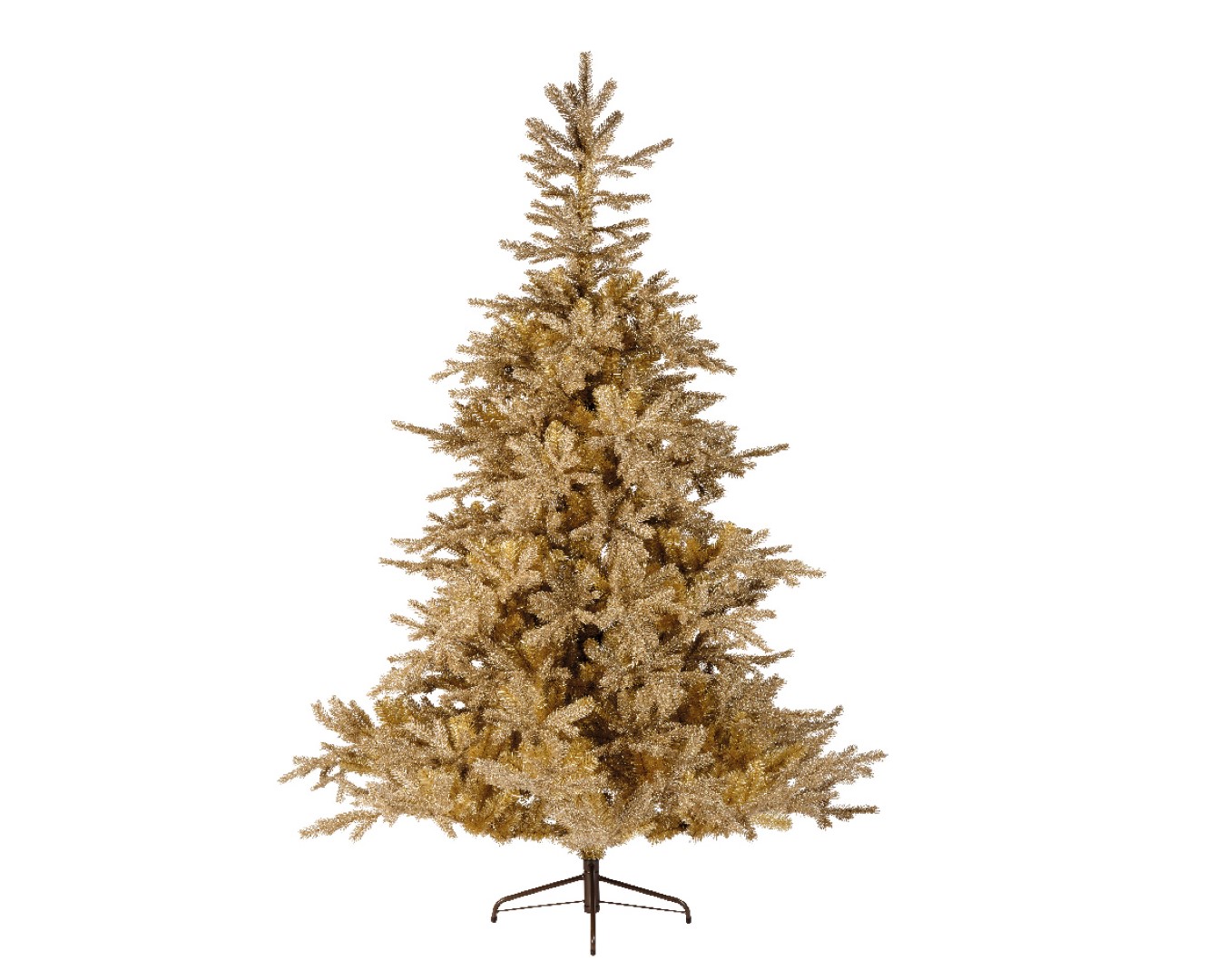 Everlands Tiffany fir d150h210 cm goud kerst - 