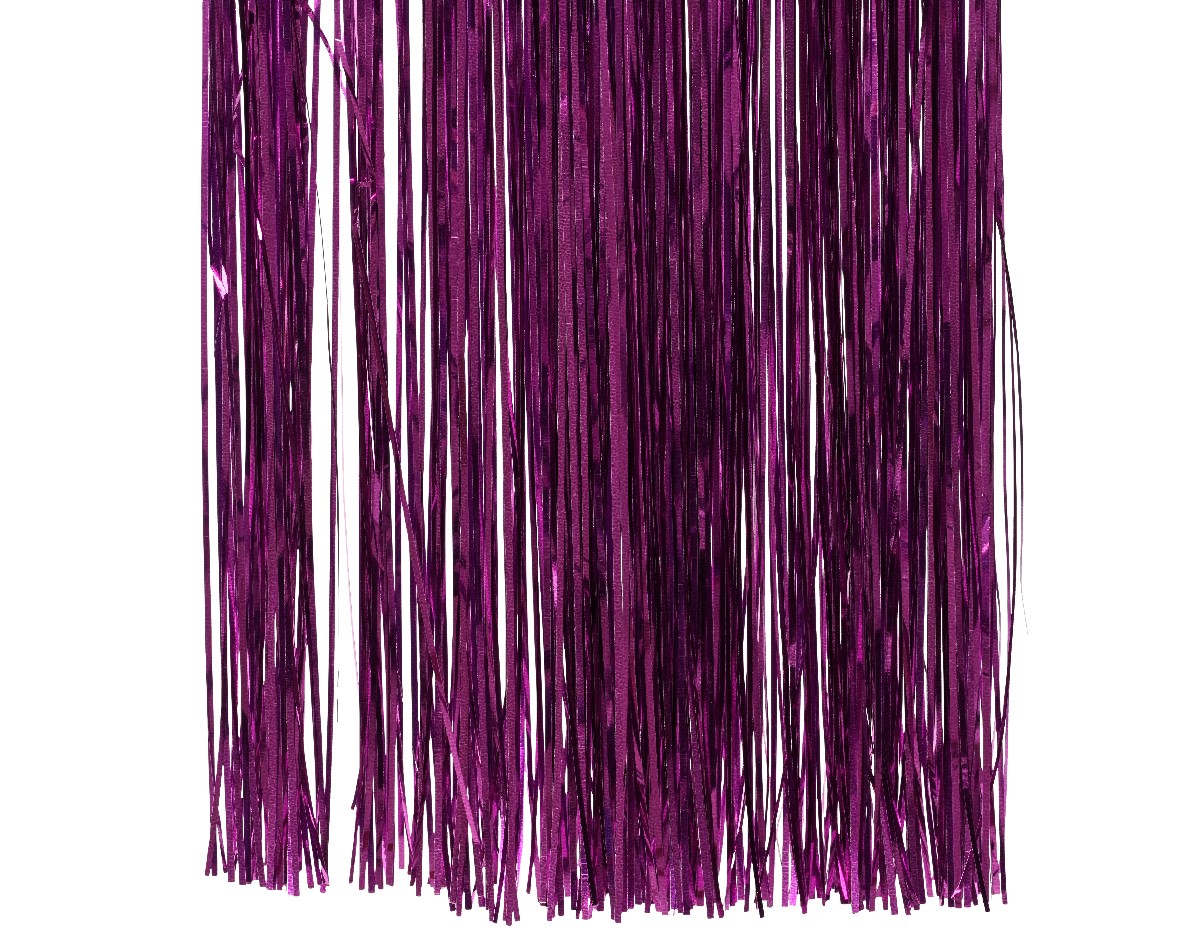 Lametta pvc l0.1b50h40 cm violet kerst - Decoris