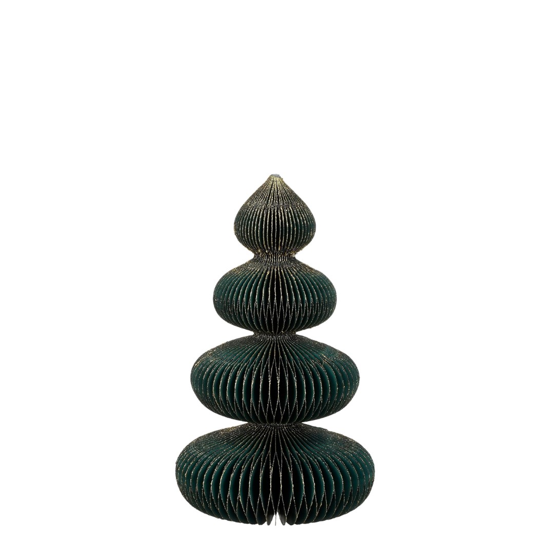 Decoration tree groen Mix h30xd15cm kerst - House of Seasons