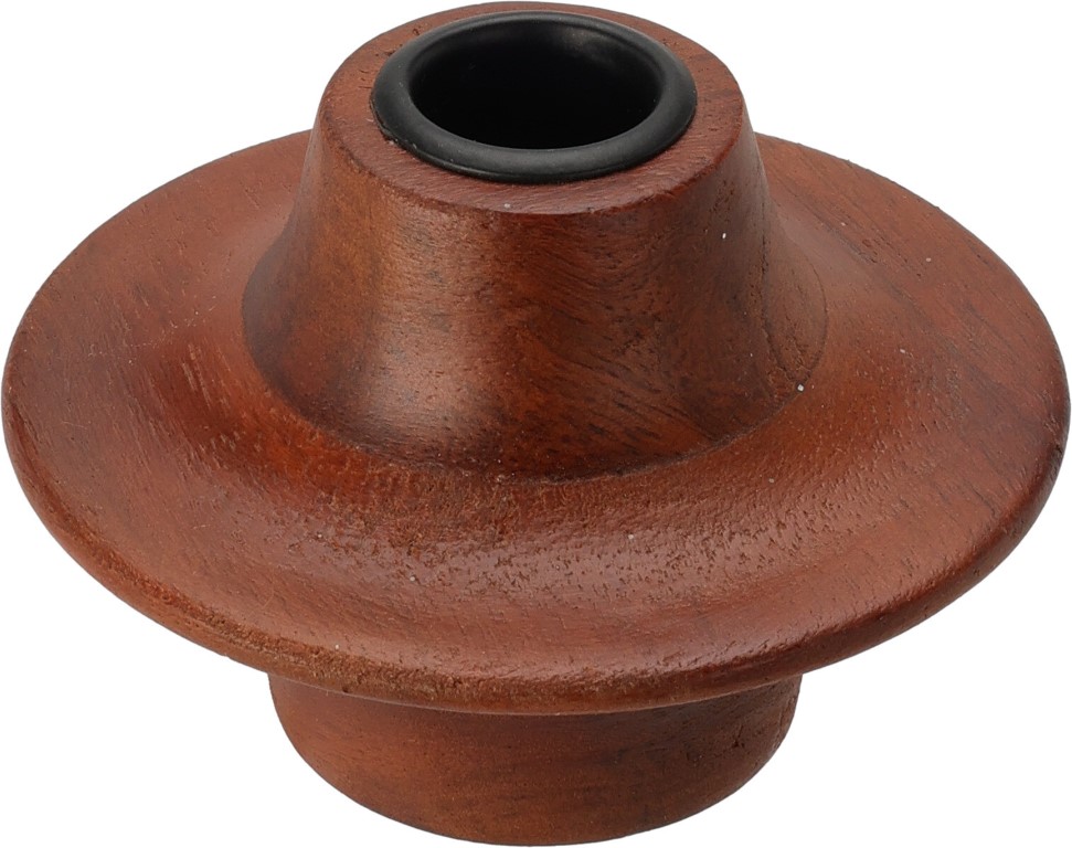 Candle Holder Wood 11X9 cm Waln - Nampook