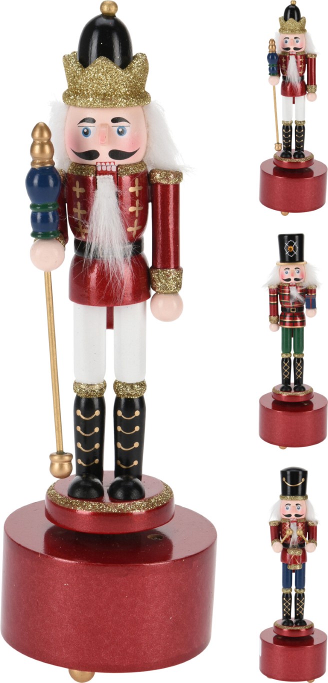 Nutcracker Musicbox 22 cm 3As - Nampook