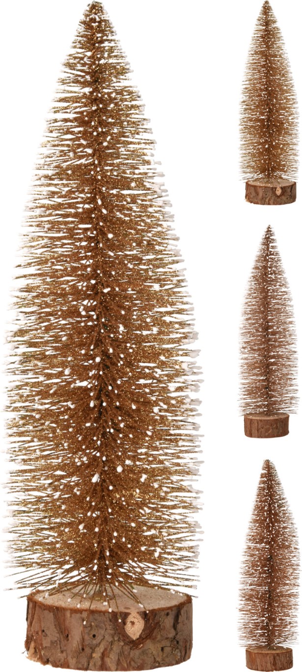 Xmas Tree Glitter 35 cm Star Li - Nampook