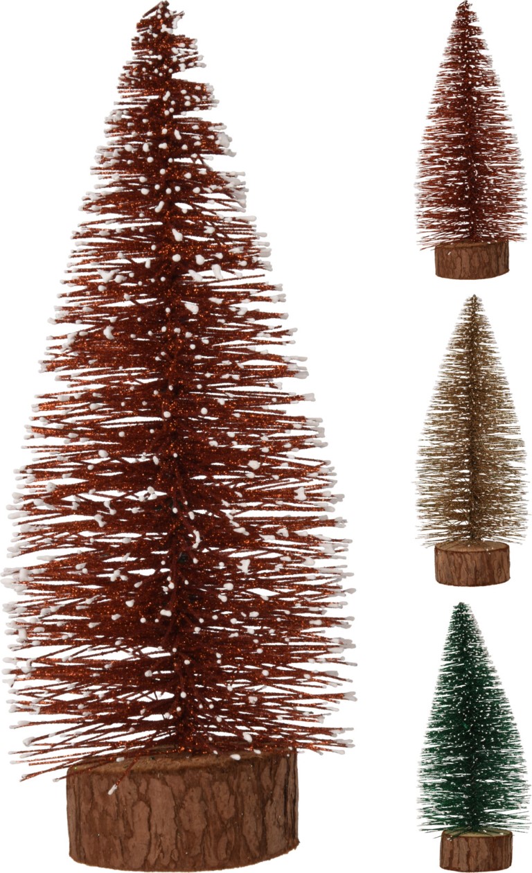 Xmas Tree Glitter 25 cm Good Ch - Nampook