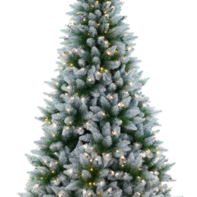 Holiday Tree Kerstboom Frosted Allison 210 cm met Warm Led verlichting kerstboom - 