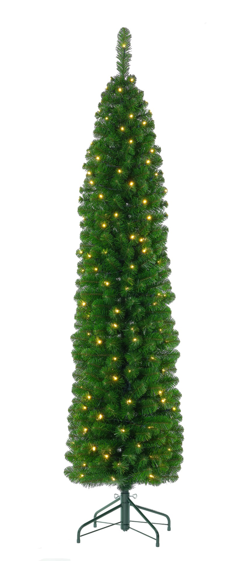 Holiday Tree Kerstboom Candle Tree 210 cm extra smal met Warm Led verlichting kerstboom - 