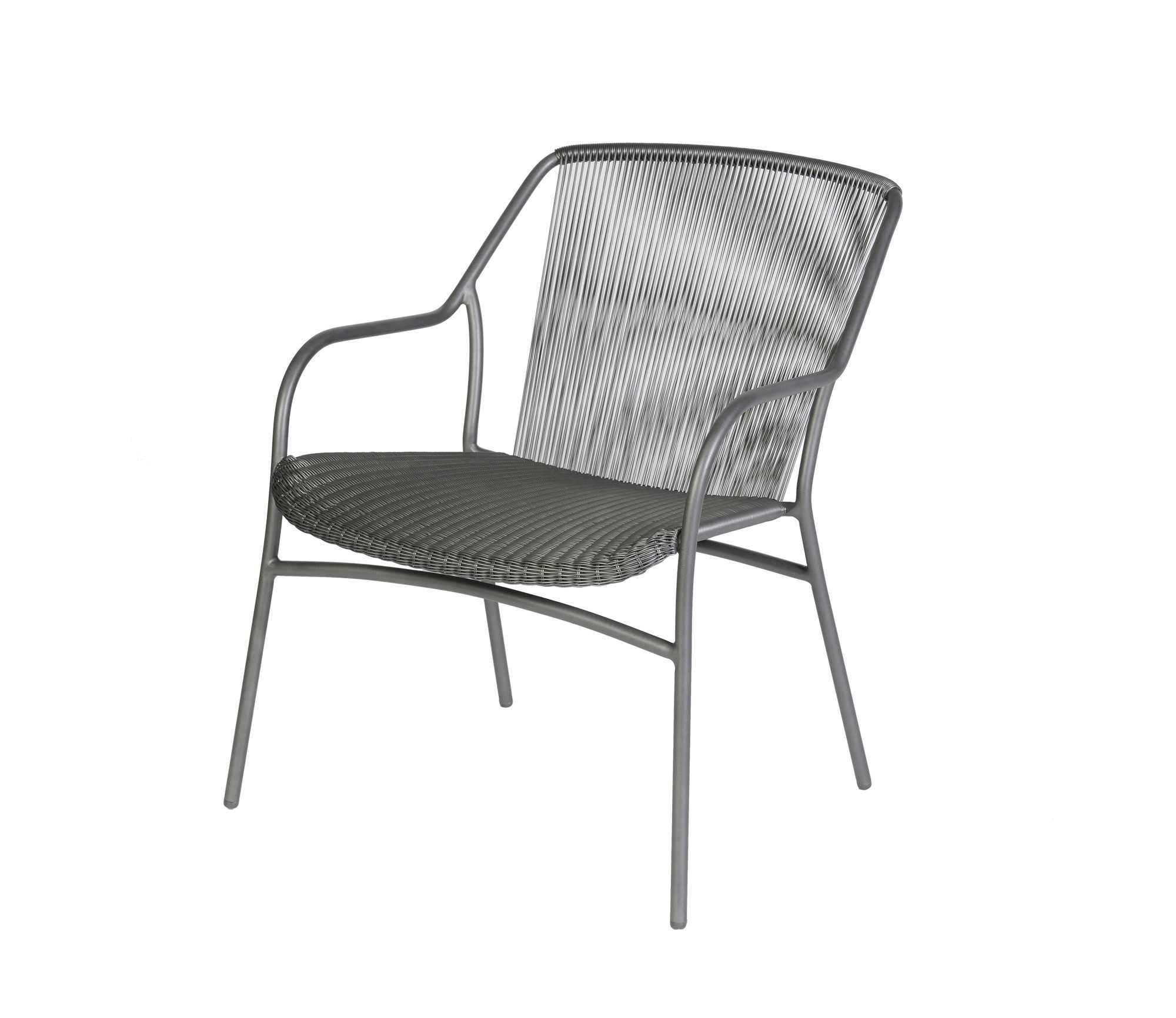 Sophie stacking lounge chair silverstone